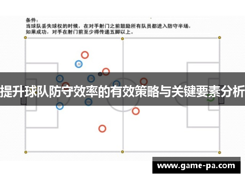 提升球队防守效率的有效策略与关键要素分析