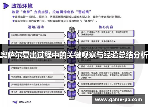 奥萨尔复出过程中的关键观察与经验总结分析