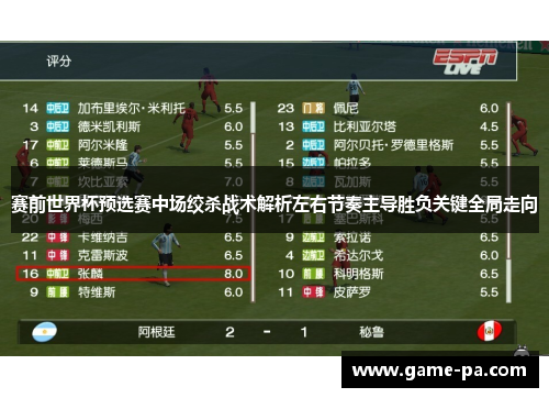 赛前世界杯预选赛中场绞杀战术解析左右节奏主导胜负关键全局走向