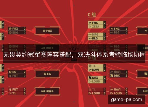 无畏契约冠军赛阵容搭配，双决斗体系考验临场协同